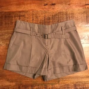 NWOT LOFT High Waist Khaki Dress Shorts 0